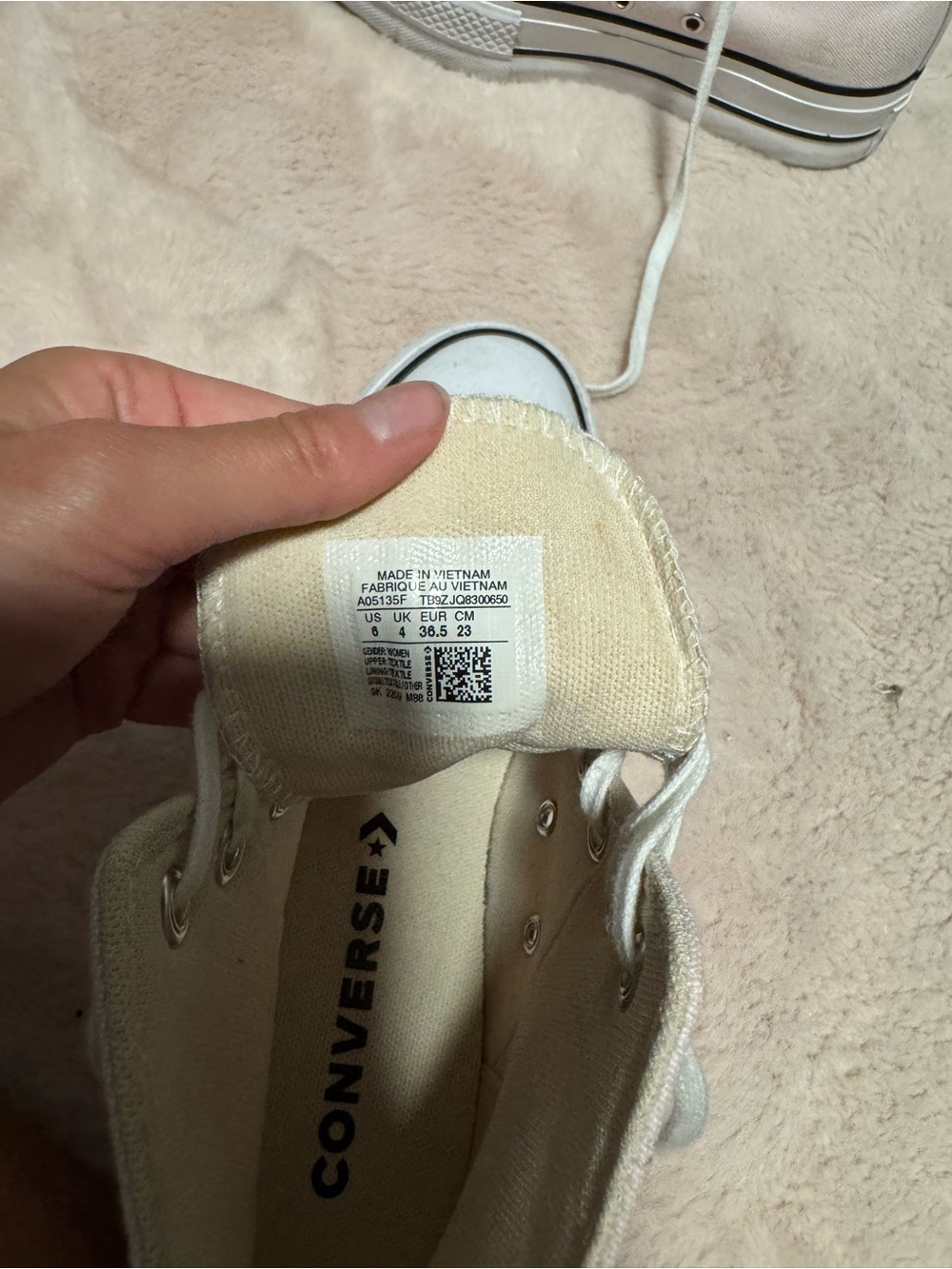 Light Pink Platform Converse - Picture 4 of 4